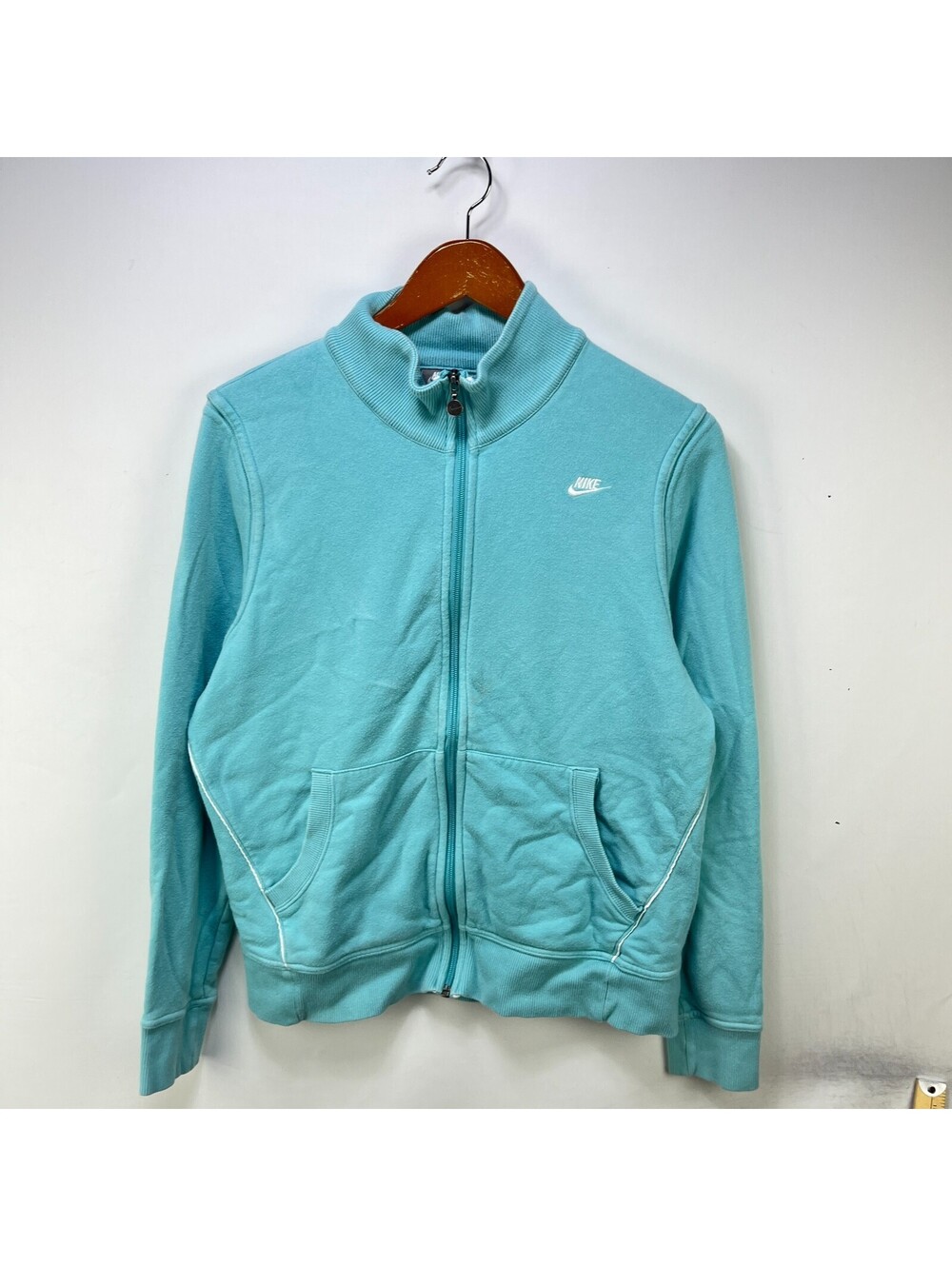 Vintage Nike Full Zip Sweatshirt Jacket Swoosh Womens L